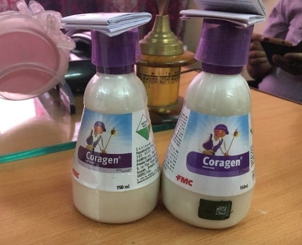 Coragen bottles