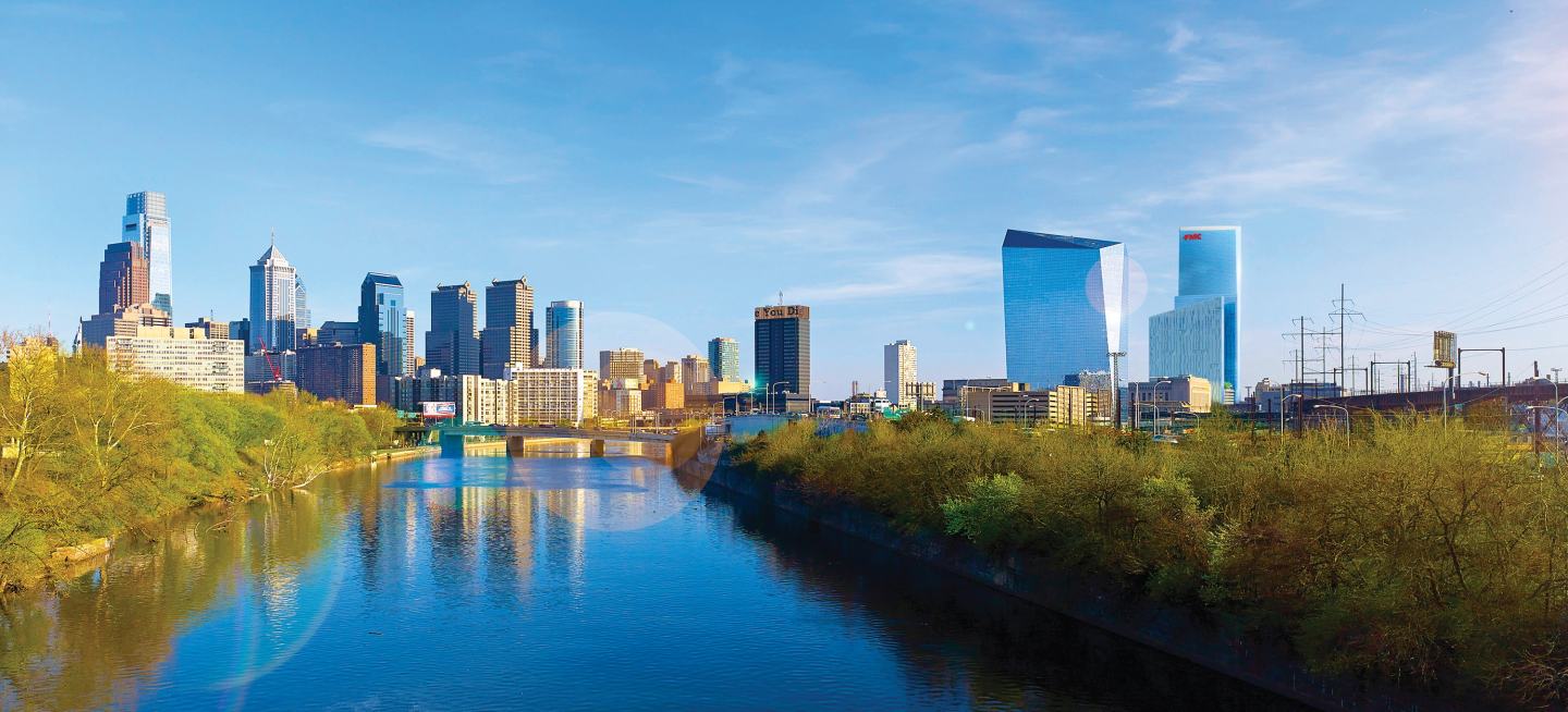 Philadelphia city skyline